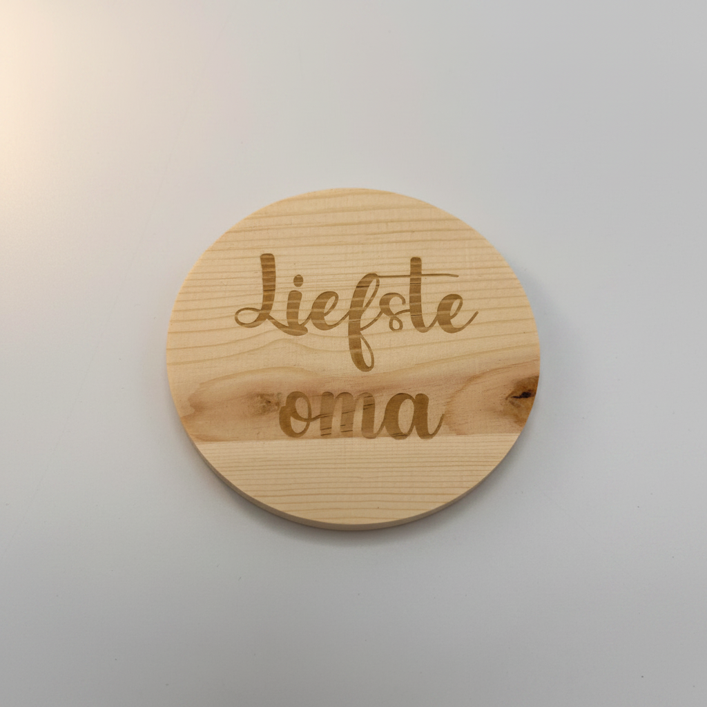 Onderlegger Liefste oma plat