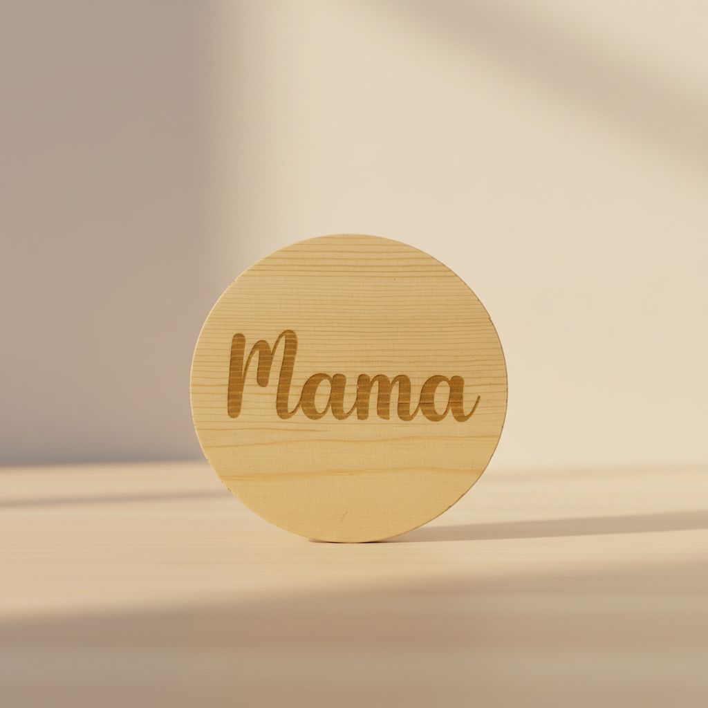 Onderlegger Mama plat