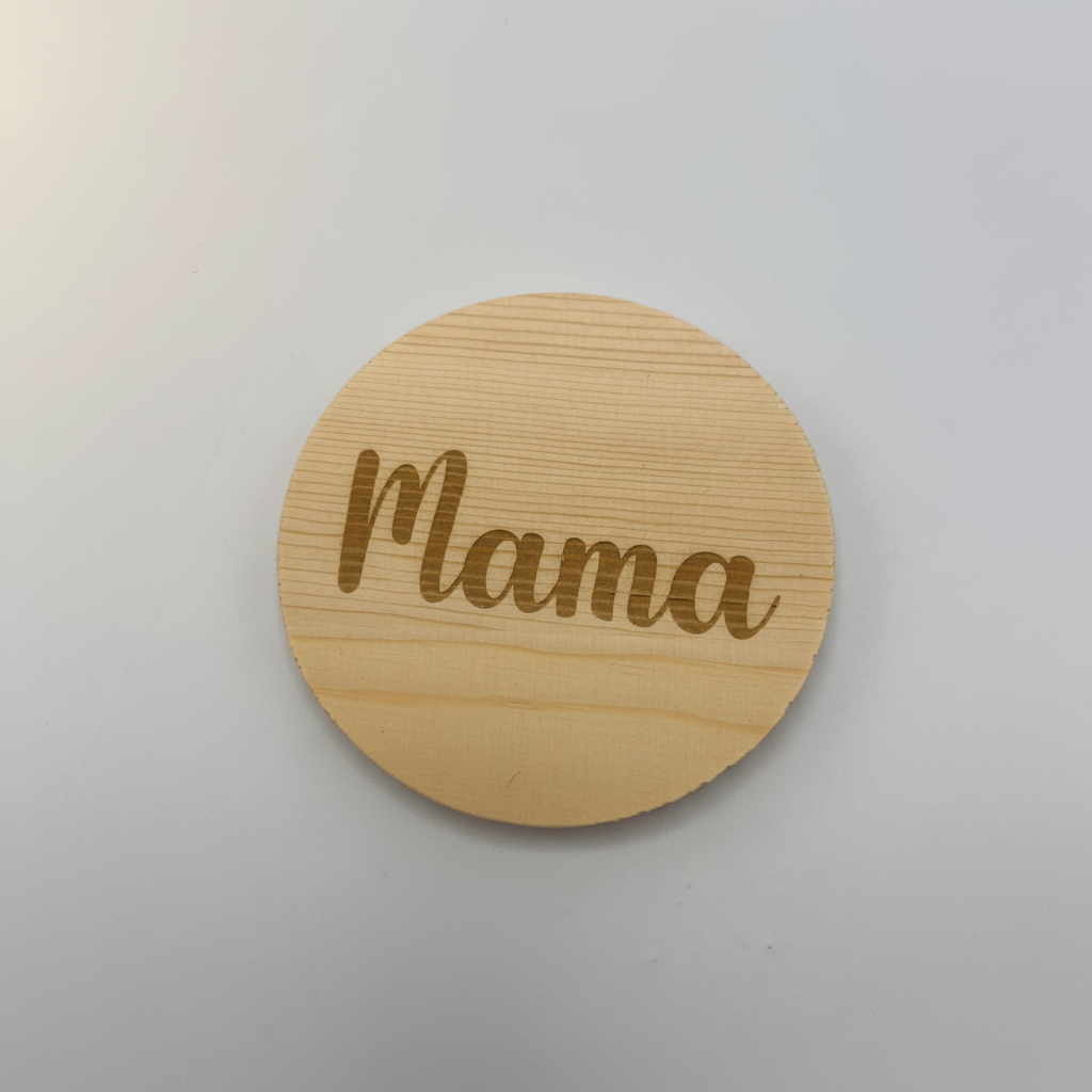 Onderlegger Mama rechtop