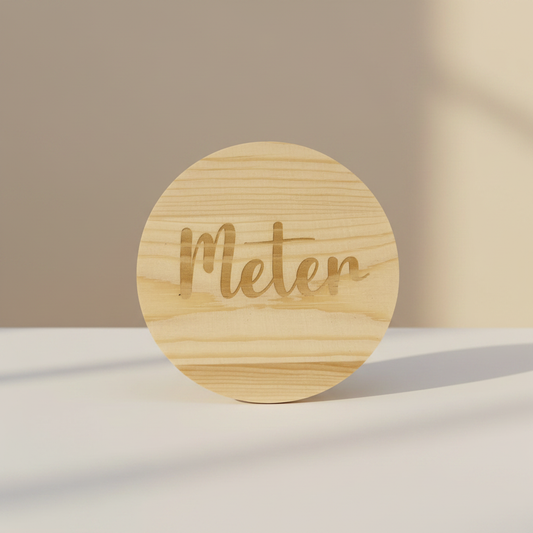 Onderlegger Meter rechtop
