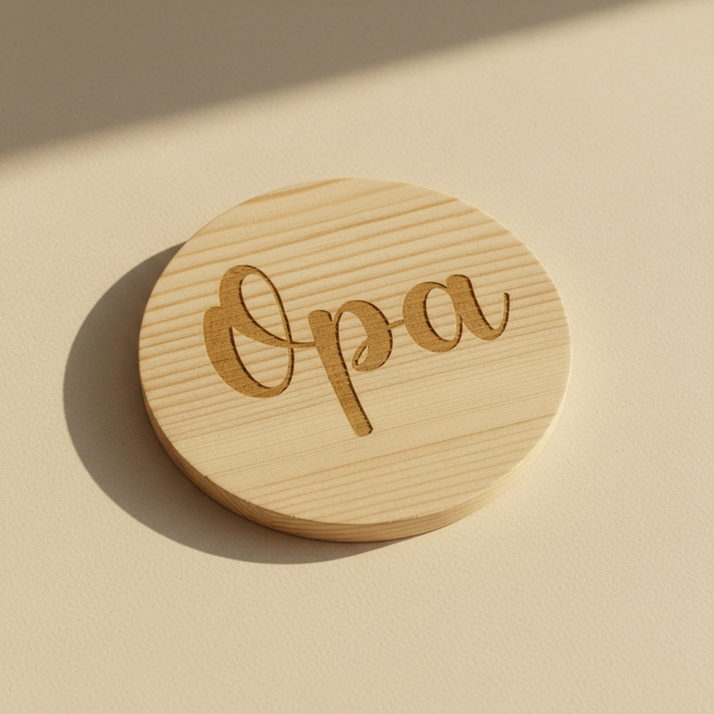 Onderlegger Opa plat