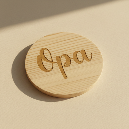 Onderlegger Opa plat