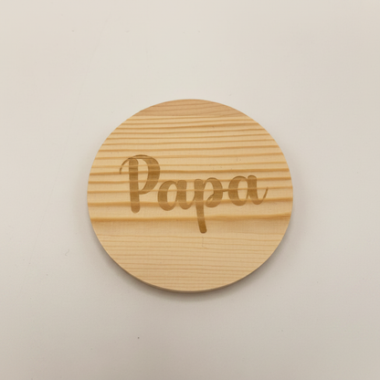 Onderlegger Papa plat