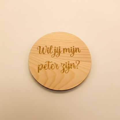 Onderlegger peter plat