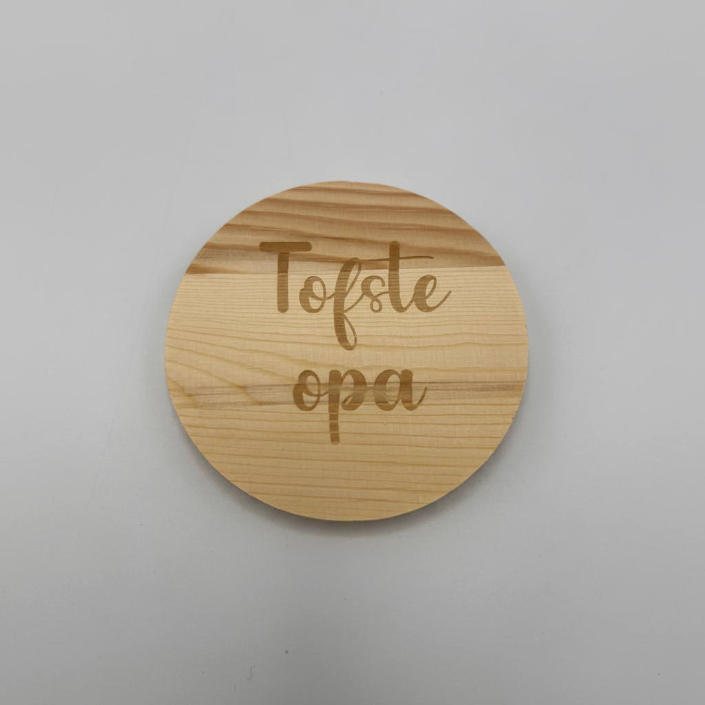 Onderlegger Tofste opa plat